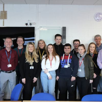 Group of staff and students who took part in the carousel.