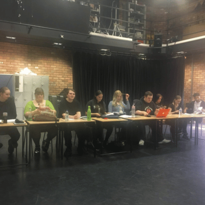 Hamlet panel of staff