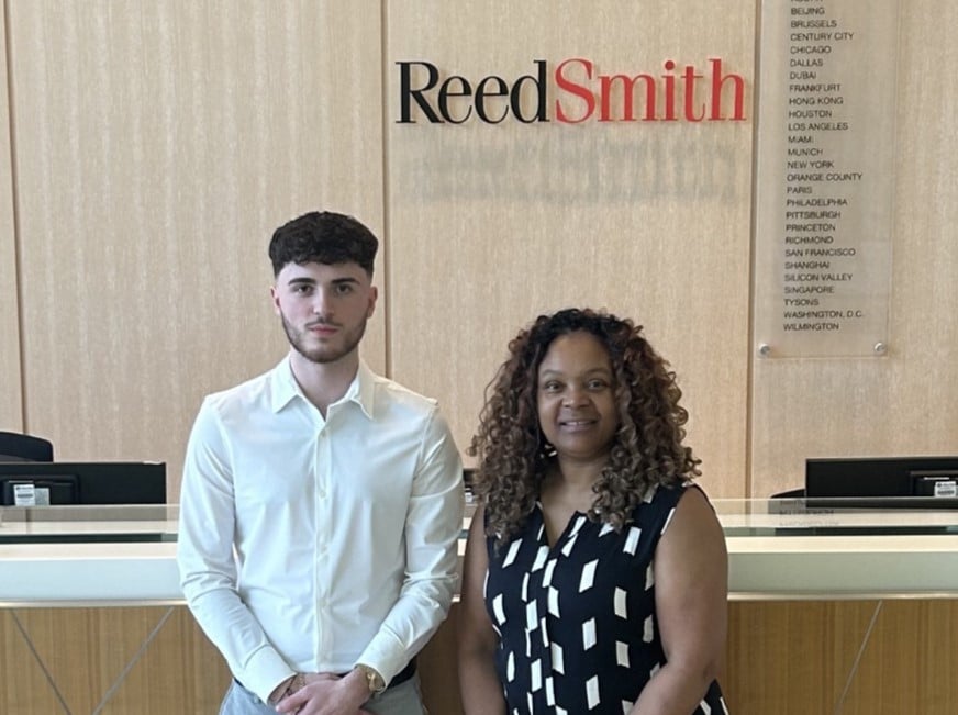 Cal at the offices of Reed Smith law firm