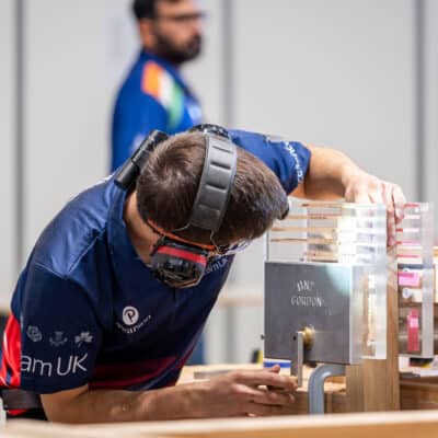 Bench Joinery Apprentice wins Silver at WorldSkills Lyon 2024 - student