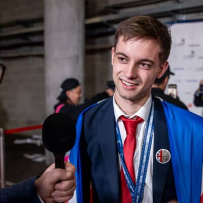 Bench Joinery Apprentice wins Silver at WorldSkills Lyon 2024 - student with medal